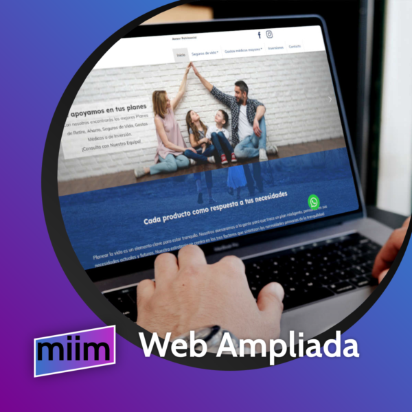 Sitio web ampliado - 4 a 8 páginas